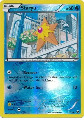 Next Destinies Staryu #23/99 reverse holo